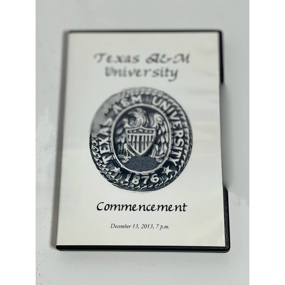 Texas A&M University Commencement 2013 dvd